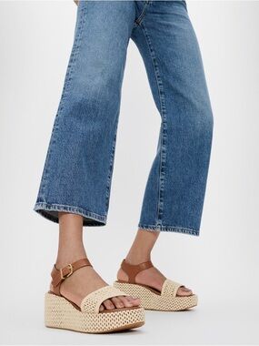 Fitflop Platform Woven Wedge Sandals NEW Size 11